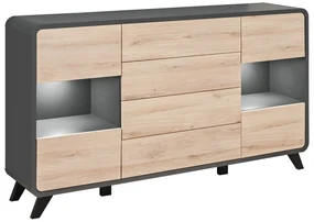 Dulap Raydon 20 ANRV RD SB (antracit + Stejar kronberg). 1024055