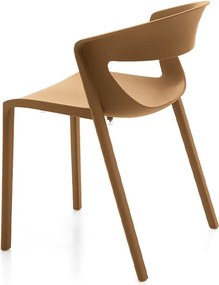 Kicca One – Scaun monobloc cu 4 picioare, din polipropilena armata
