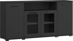 Comodă Frazio – 160x40x83 cm – Negru