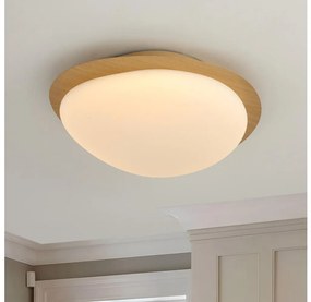 Brilagi - Plafonieră VISBY WOOD LED, 18 W, 230 V, Ø 38 cm, maro