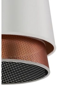 Lustră aplicată BELL Duolla SHINY 1xE27/15W/230V d. 25 cm alb/cupru