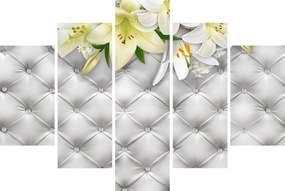 Tablou cu flori de crin (150x105 cm)