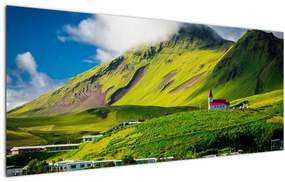 Tablou cu peisaj montan (120x50 cm)