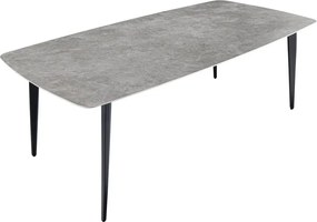 Masa dining design modern Milano gri 180x90cm
