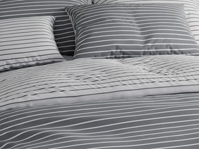 Lenjerie de pat din bumbac Caprivi gri hotelova capsă Dimensiunile lenjeriei: 70x90 cm, 140x200 cm