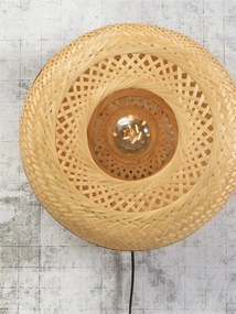 Aplica eco din bambus Palawan natur, 40x15cm