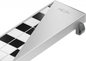Mexen Flat Mască 2 în 1 M13 pentru scurgere lineală 50 cm, inox - 1019050