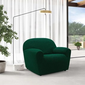 Huse super elastice HARMONIA verzi fotoliu (l. 70 - 110 cm)