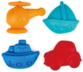 Jucarie de plaja - Set forme mijloace de transport