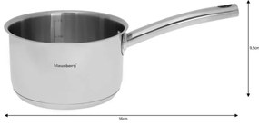 Set de oale, 9 piese, din oțel inoxidabil Klausberg KB-7215