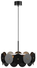 Lustră Markslöjd Vegas, ø 53 cm, negru