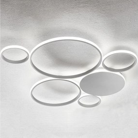 Ondaluce - POIS Plafonieră LED reglabilă, 68W/230V, argintie