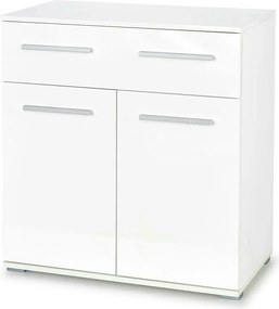 Comoda LIMA KM1, alb, PAL, 77x40x82 cm