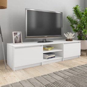 800648 vidaXL Dulap TV, alb, 140x40x35,5 cm, lemn prelucrat