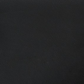 Taburet, negru, 60x50x41 cm, piele ecologica Negru, 60 x 50 x 41 cm