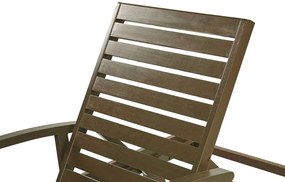 Șezlong de grădină Amati (lemn închis). 1077454