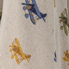 Pătură pentru copii crem 130x160 cm Plane – Bloomingville Mini