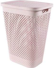Curver Coș pentru rufe murdare Pure 55 l, roz