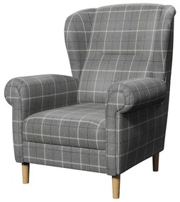 Fotoliu gri wing Swan – Ropez