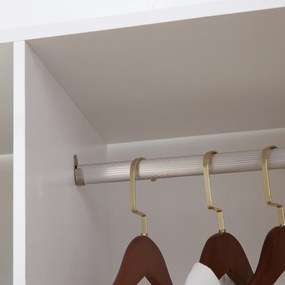 HOMCOM Dulap cu 5 Rafturi și 6 Roți, 120x40x128 cm, Negru | Aosom Romania
