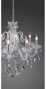 Lustră de cristal pe lanț Paul Neuhaus 3081-00 GRACIA 8xE14/40W/230V