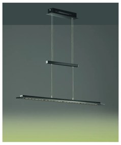 Lustră neagră LED cu intensitate reglabilă din metal Tenso – Fischer &amp; Honsel