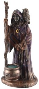 Mini statueta zeita celtica Crone - Batrana inteleapta 11cm