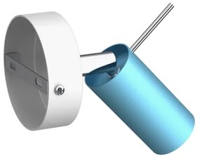 Spot de perete PRESTON 1xGU10/40W/230V albastru