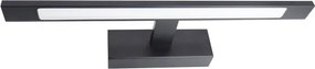 Lumină LED pentru oglindă de baie KLIMT, 12W, 230V, 3000/4000/6000K, 60 cm, IP44, negru