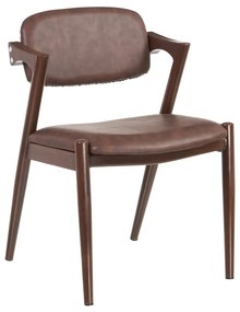 Set 2 scaune din metal si piele 51 X 55 X 72 CM
