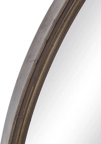 Oglinda decorativa HOJAS NEGRO-ORO, 80cm SX-151385