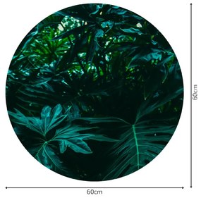 PIPPER. Autocolant circular de perete „Padure deasa” mărimea: 60cm