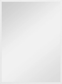 HOMCOM Oglindă Dreptunghiulară de Perete cu Cârlige, Sticlă și MDF, 60x80 cm, Negru | Aosom Romania