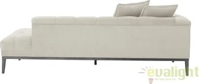 Pat de zi elegant design LUX Cesare left, pebble grey 111349 HZ