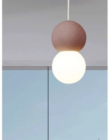 Pendul design modern decorativ GALAXIA rosu