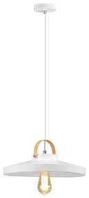 Lustră pe cablu NEXT 1xE27/60W/230V alb