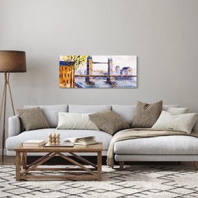Tablou - Pictură oraș (120x50 cm)