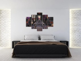 Tablou cu pod de cale ferată (150x105 cm)
