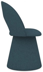 Scaun de sufragerie petrol tapițat Kalo – Makamii