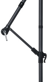 Jusky Umbrela de soare LED Brazilia 3,5 m - crem