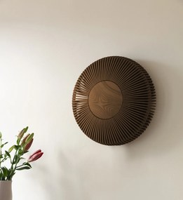 Aplica din lemn, lumina ambientala Clava Up Wood medium - dark oak