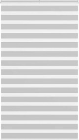 vidaXL Jaluzea tip zebra gri deschis lățime țesătură 120,9cm poliester