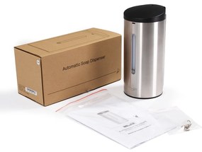 Dozator de săpun lichid fără atingere Donner Round 700 ml, alb