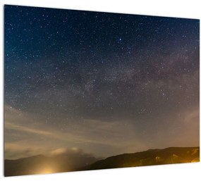 Tablou  cu cerul nocturn (70x50 cm), în 40 de alte dimensiuni noi