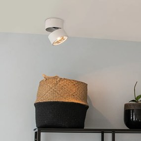 Spotlight modern alb rotund reglabil - Go Nine