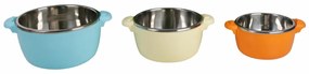 SET 3 CASEROLE TERMICE 2+4+6L,BELLY BLUE