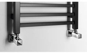 Sapho - Radiator de baie METRO, 266 W, 45 x 89 cm, negru mat