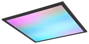 Plafonieră neagră LED 44.5x44.5 cm Beta – Trio