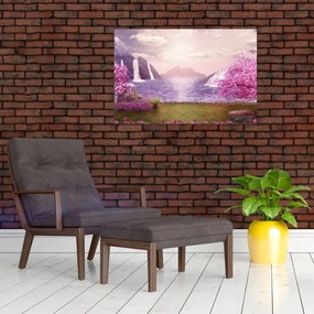 Tablou cu lac (90x60 cm)