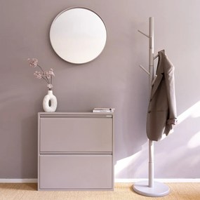 Pantofar gri-bej din metal Billy – Spinder Design